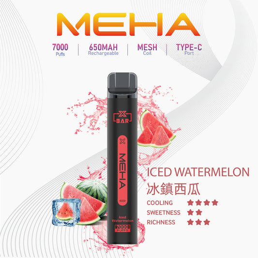 MEHA 抛棄式7000口小黑條
